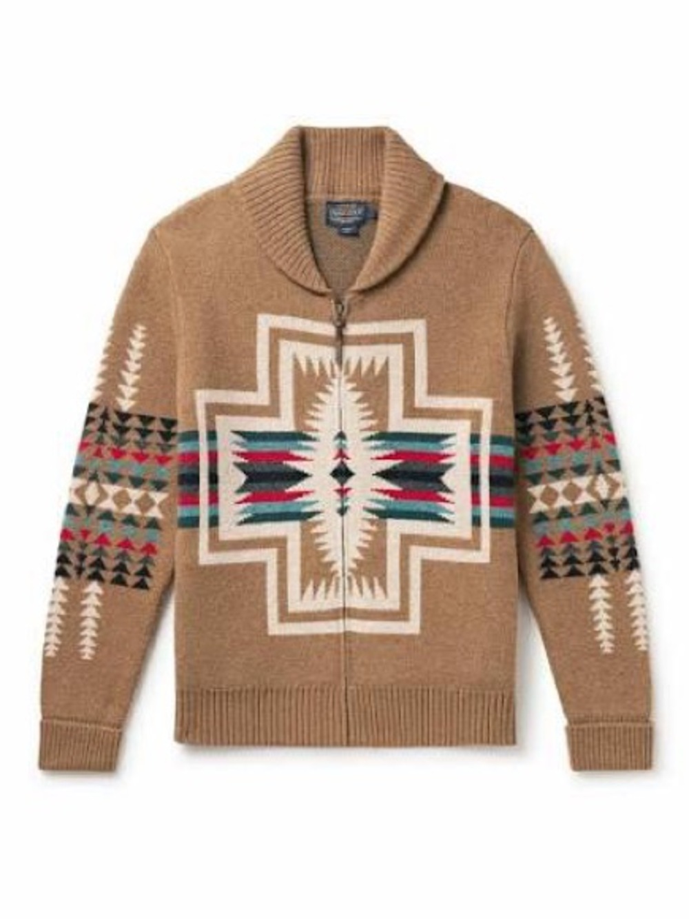 Pendleton Men’s Harding Lambswool Cardigan - Picture 3 of 5